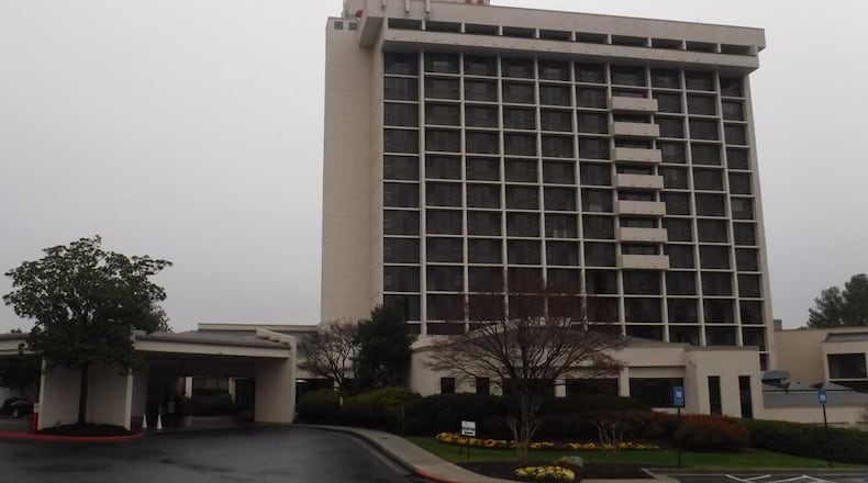 A February 2017 photo of the Marriott at 200 Interstate North Parkway.