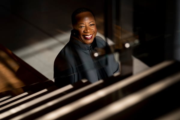 FILE - United Way CEO Angela Williams poses for a portrait in Alexandria, Va., Aug. 26, 2022. (AP Photo/Andrew Harnik, File)