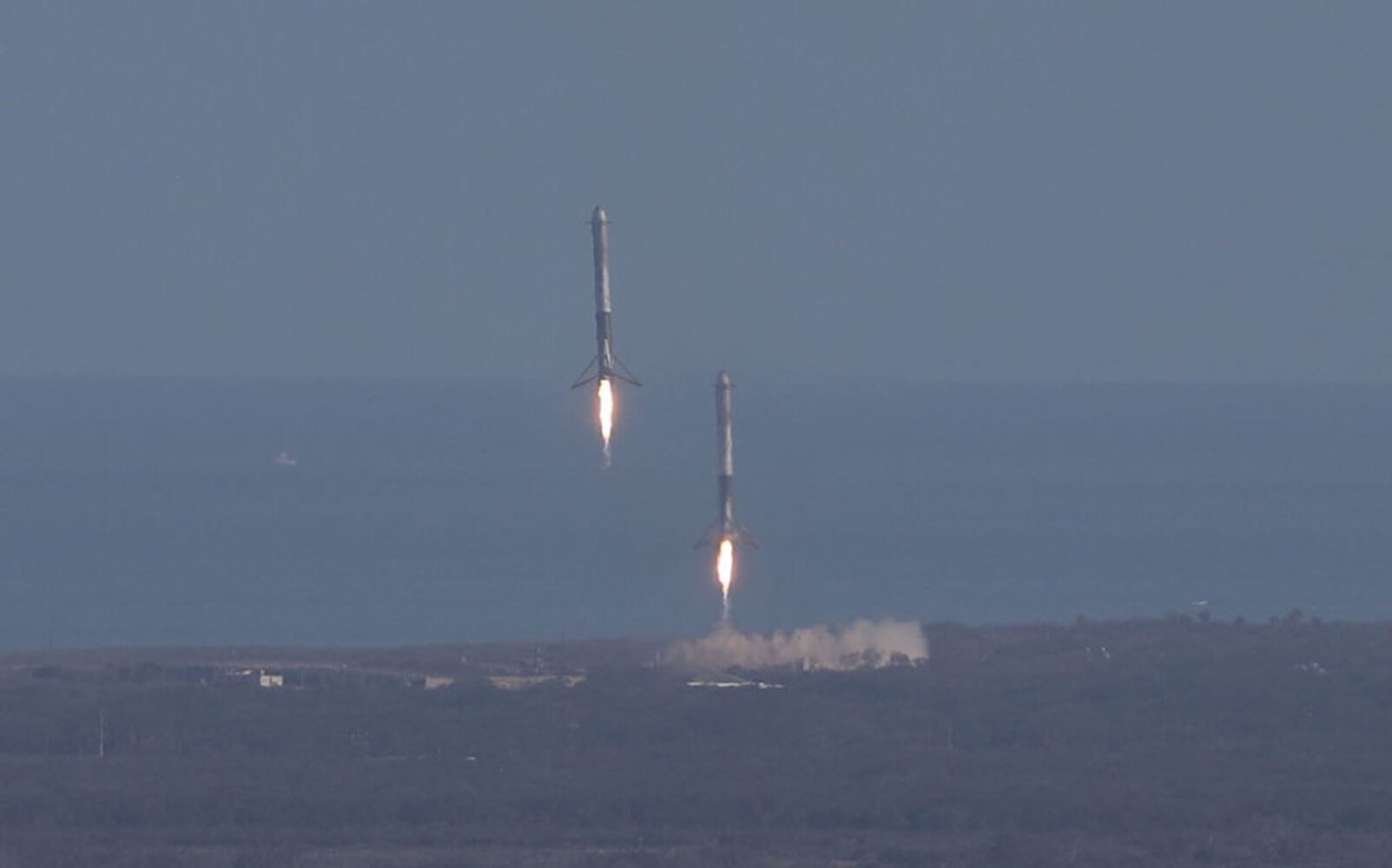 photos falcon heavy launch