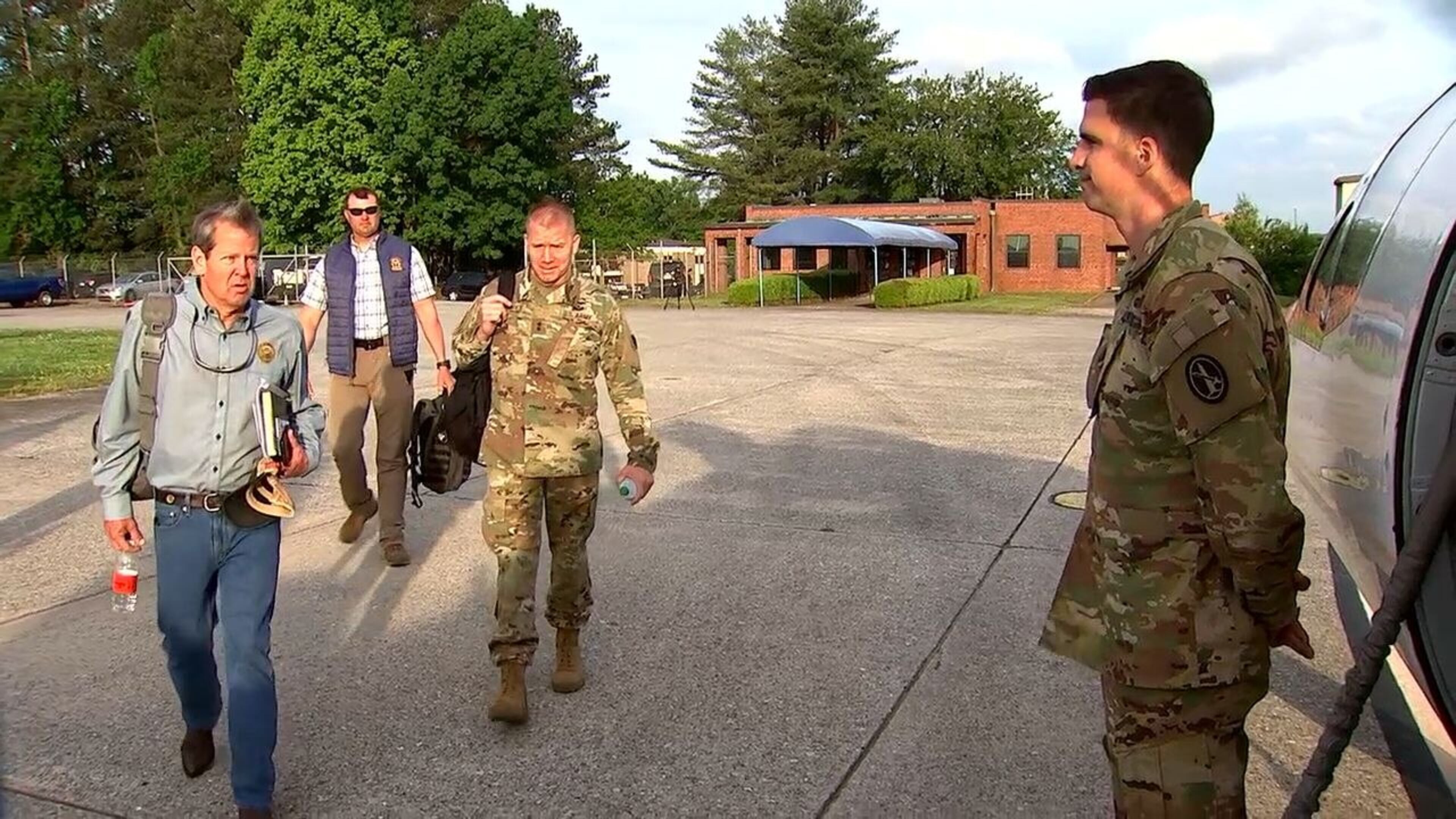 Channel 2 travels to Texas with Gov. Kemp, set to tour crisis unfolding at Mexico border. (AJC File)