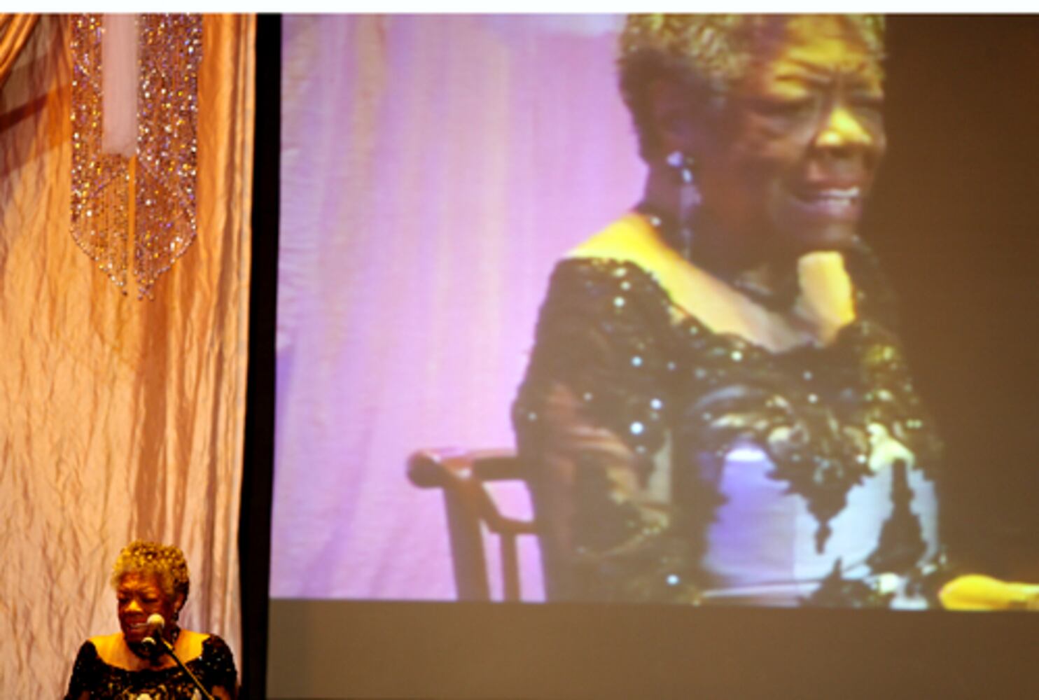 Angelou's birthday celebration