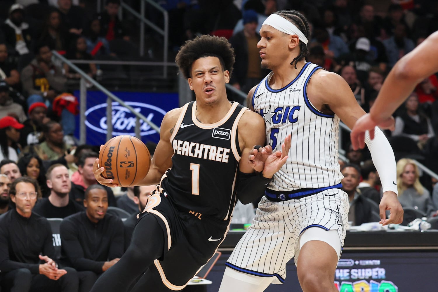 Atlanta Hawks host the Orlando Magic in an NBA game