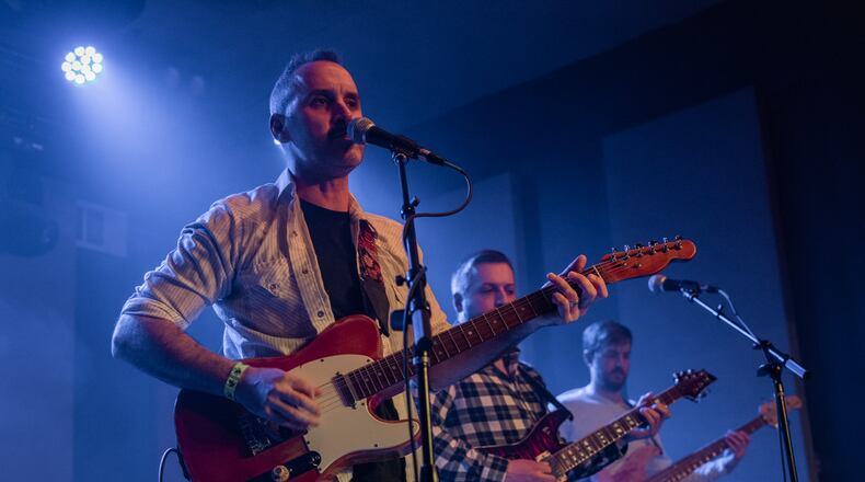 Parker Smith and the Bandwith (including Brandon Marsolo, center; and Clarke Chadwell, right) will play an album release show for "Short Street" on July 12 at the Eastern. Courtesy of Mia Murray