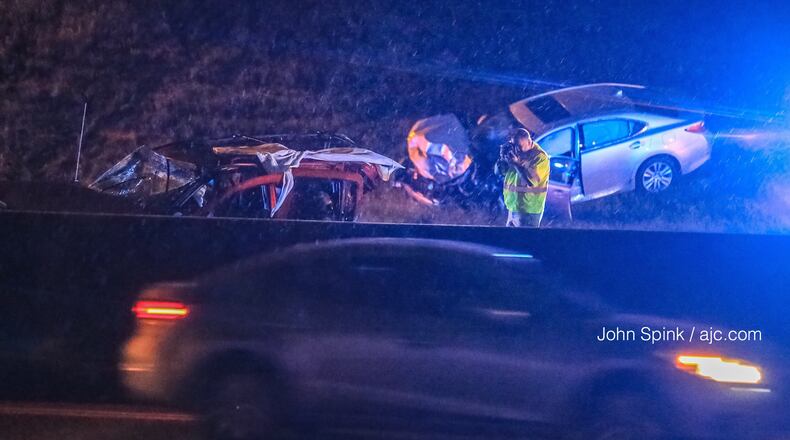 DeKalb County police investigated a fatal crash on I-20 East before I-285 Thursday morning. All lanes of the interstate were shut down.