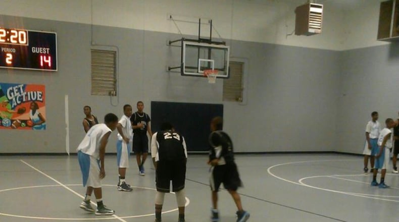 The gym inside the Samuel L. Jones Boys and Girls Club in Oakhurst. Decatur's city commission has approved purchasing the Club and its entire 5.4 acres. Courtesy of the Samuel L. Jones Boys and Girls Club.