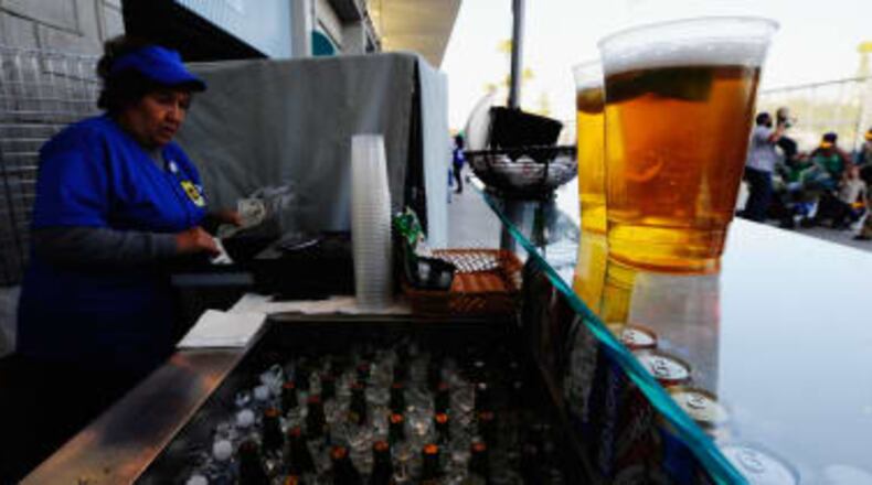 The Braves say your beer will be poured nine seconds faster on average at SunTrust Park now.