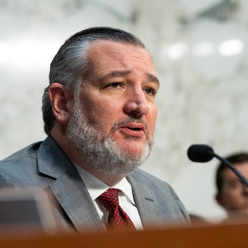 Sen. Ted Cruz, R-Texas, speaks at a Senate Judiciary Committee hearing with Acting Attorney General Todd Blanche on Capitol Hill in Washington, Wednesday, July 15, 2026. (AP Photo/Allison Robbert)