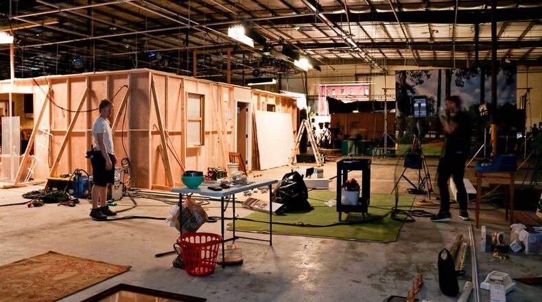 Flat Rock Studio has 140,000 square feet of stage and workshop space, with stages ranging from 30,000 to 70,000 square feet. (Photo Courtesy of W.C. Bradley Real Estate)