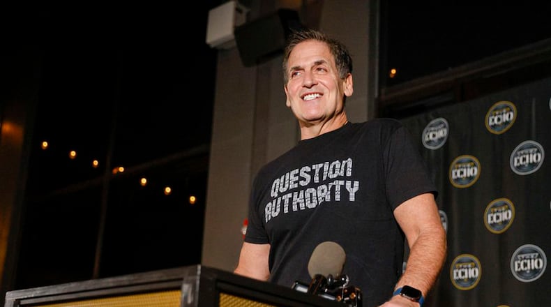 A University of North Georgia professor discusses his Twitter debate with Mark Cuban. (Elias Valverde II/Dallas Morning News/TNS)