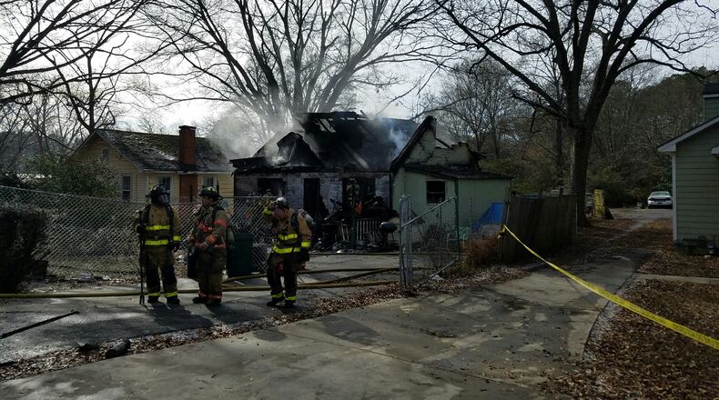A fatal fire was reported on Old Concourse Road in Cobb County. (Credit: Cobb County Fire)