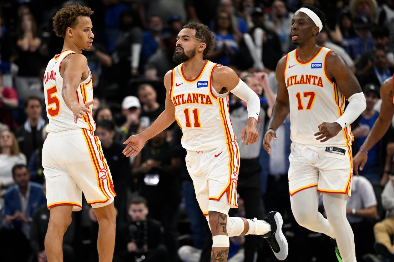 The Atlanta Hawks have struggled to find consistency and cohesion with injuries to three of their key players early in the NBA season. (Phelan M. Ebenhack/AP)