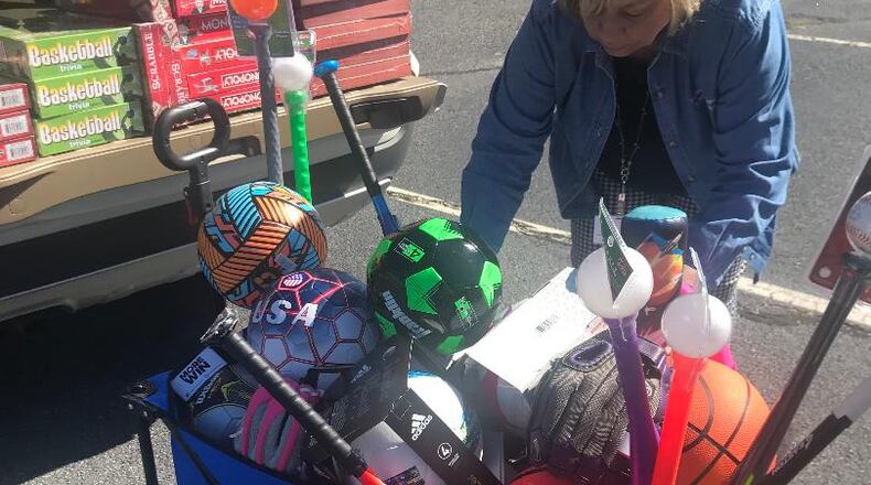 Fayette County’s CARE team is donating games and other interactive materials to students who need extra support. Courtesy FCBOE