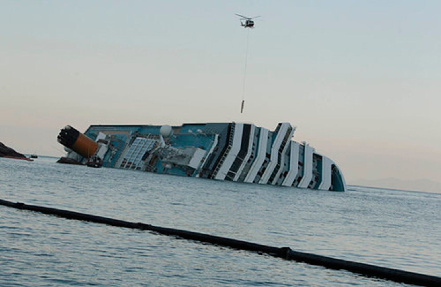 Luxury cruise ship capsizes in Italy