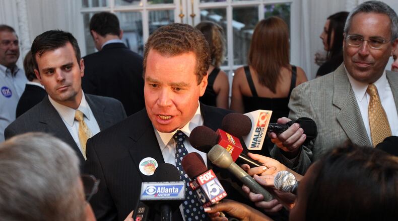 Former Insurance Commissioner John Oxendine faced frequent scrutiny from the media during his 16 years in statewide office. CURTIS COMPTON / CCOMPTON@AJC.COM