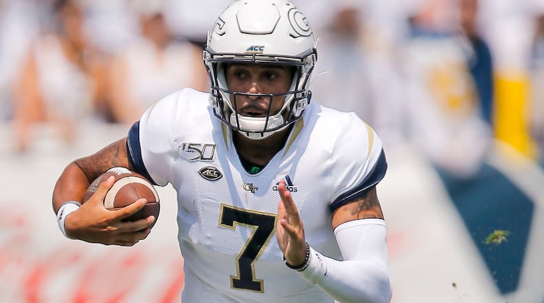 Quarterback Lucas Johnson will have to years of eligibility after transferring from Georgia Tech.