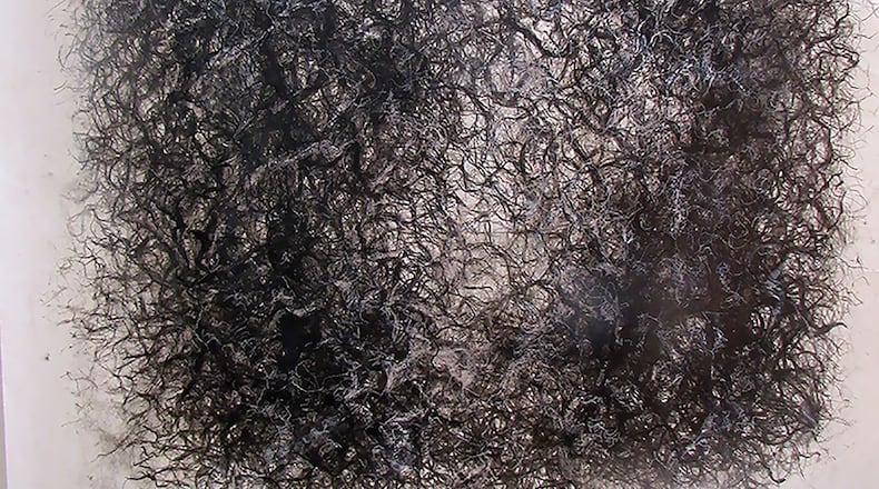 The Atlanta Contemporary's 2021 Biennial exhibitions "Of Care and Destruction" and "Virtual Remains" echo the uncertainty and tumult of 2020. Artist Eleanor Neal's piece, "Transcending Ambiguity," represents, in part, the loss, isolation and longing brought on by the coronavirus pandemic.
Courtesy of Eleanor Neal