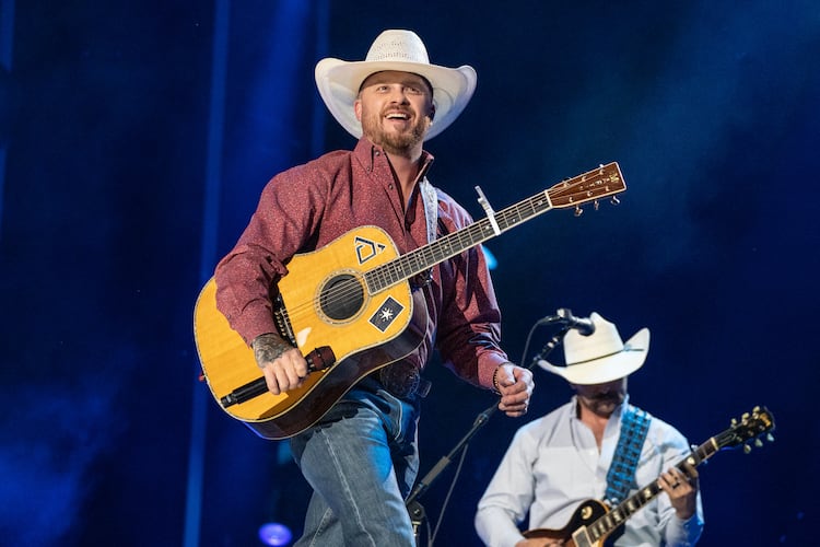 Country music artist Cody Johnson — pictured performing at CMA Fest in 2023 — will be a headliner of the inaugural Braves Country Festival in June at Truist Park. (Amy Harris/AP 2023)