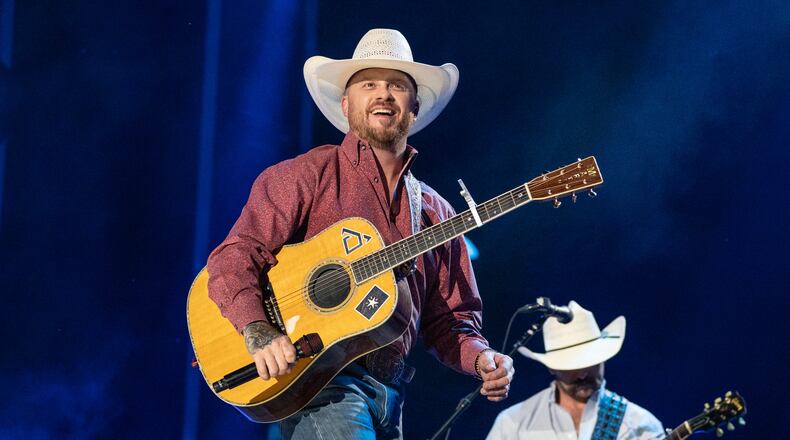 Country music artist Cody Johnson — pictured performing at CMA Fest in 2023 — will be a headliner of the inaugural Braves Country Festival in June at Truist Park. (Amy Harris/AP 2023)