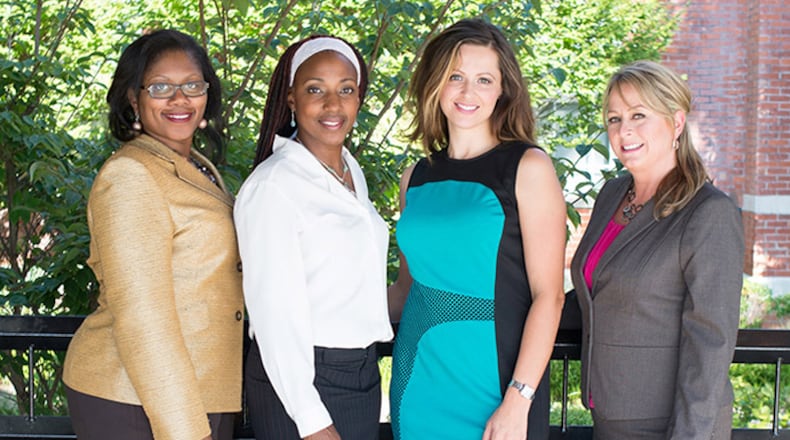 Unify Gwinnett founding members (from left): Latabia Woodward, Keisha Cameron, Lejla Slowinski and Laurie Kimbrell.