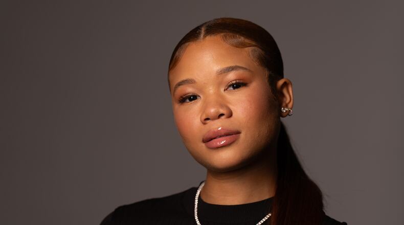 Storm Reid poses for a portrait on Thursday, July 30, 2026, in Los Angeles. (AP Photo/Jae C. Hong)