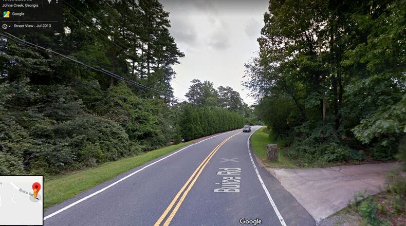 A trail extension is proposed to run along Buice Road from Papillon Trace to Spruill Road in Johns Creek. A public input meeting to seek residents’ comments on the project is set for May 16. GOOGLE MAPS