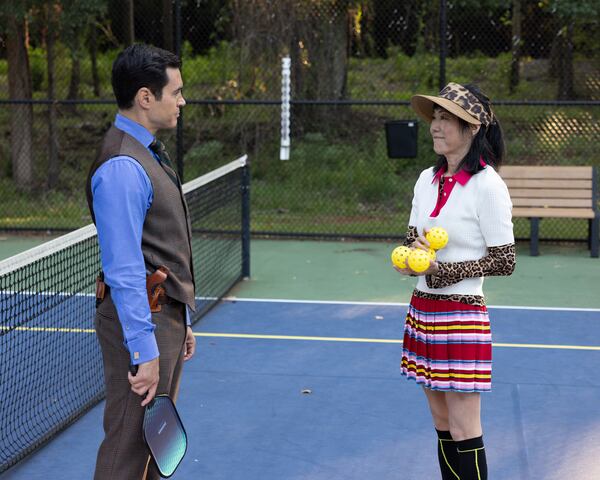 Margaret Cho plays a therapist who helps out Will Trent (Ramon Rodriguez) during the fourth season of "Will Trent" on ABC. (Courtesy of Lynsey Weatherspoon/Disney)