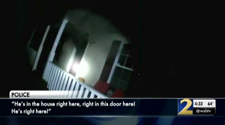 A Henry County police officer and a Henry County deputy rushed into a house fire Thursday to save a man.