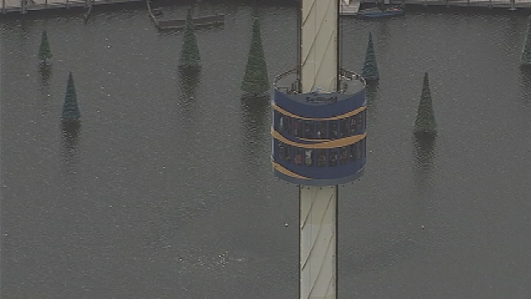 Riders trapped in Sky Tower ride at Sea World