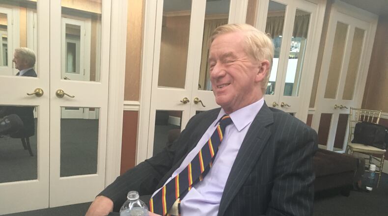 Libertarian VP nominee William Weld in Atlanta. AJC/Greg Bluestein