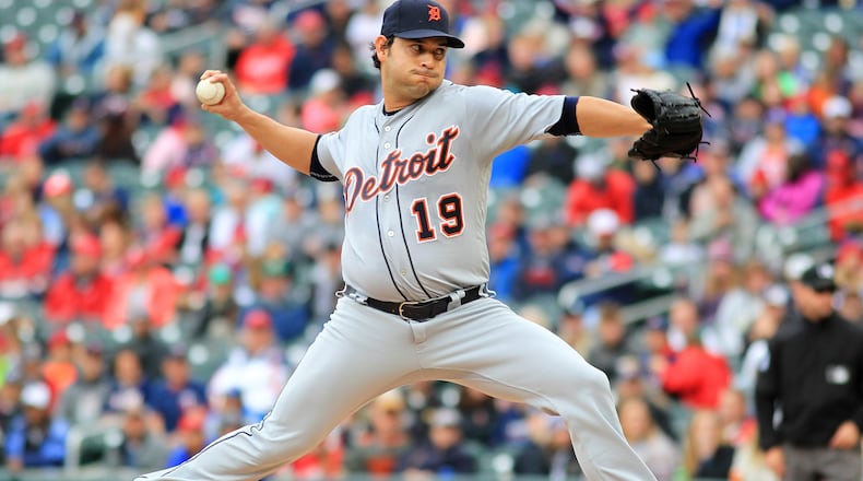 Anibal Sanchez will be the Braves’ fifth starter and could be used in the bullpen until his first start. (Photo by Andy King/Getty Images)
