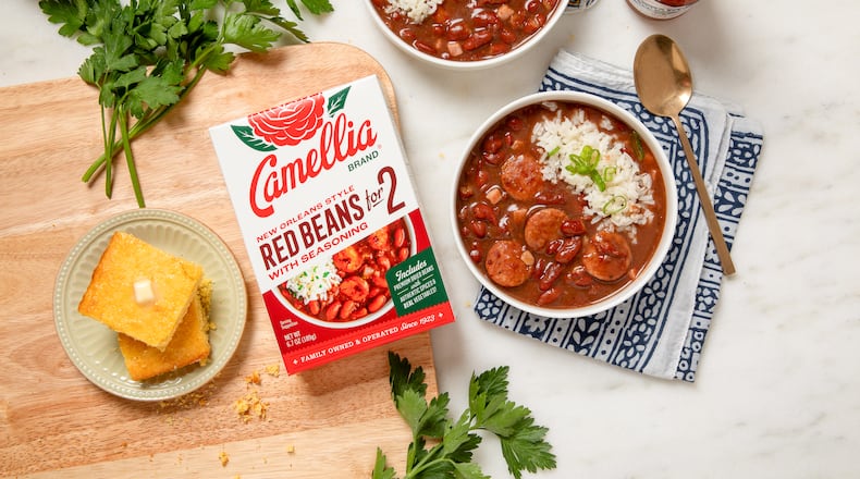 Dried beans with seasonings. (Courtesy of Camellia Brand)