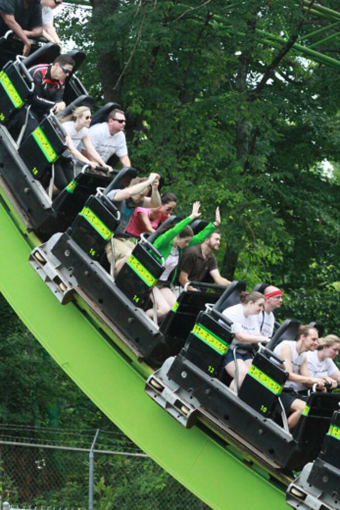 Six Flags Coasterthon on the Mind Bender