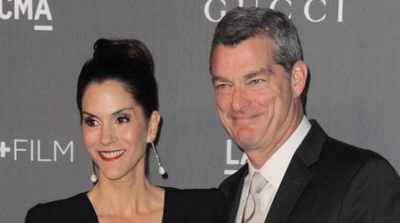 Ressler with his wife of 26 years, actress Jami Gertz.