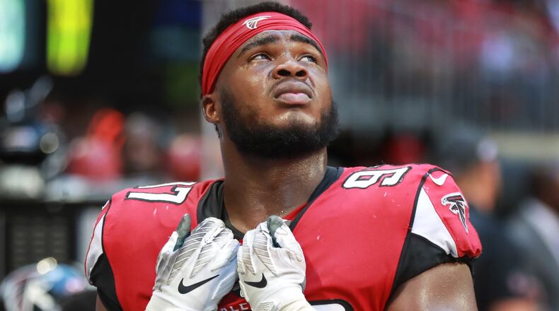 Falcons’ Grady Jarrett on the defense and feeding first-responders