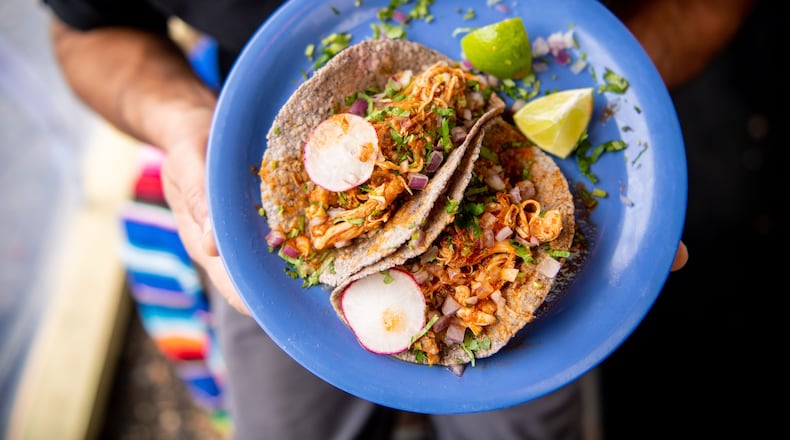 Tacos from the menu of El Tesoro / Courtesy of Chris Rank for Rank Studios