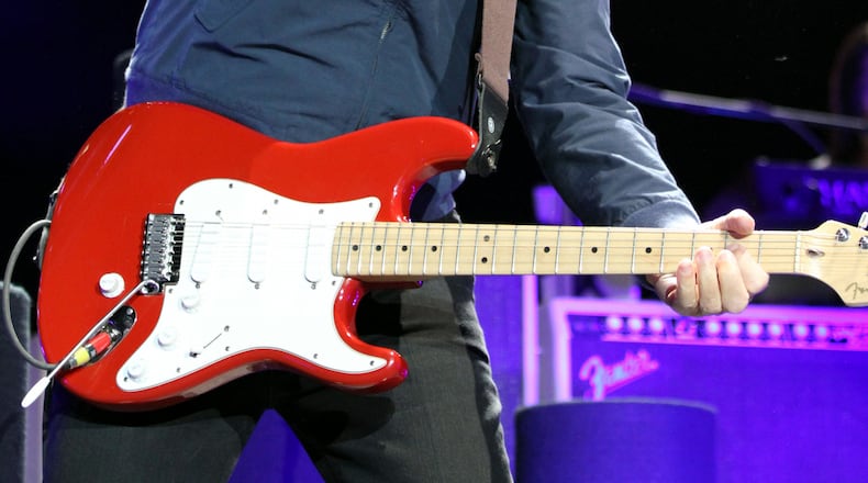 It wouldn't be a Who show without the Townshend windmill. Photo: Robb D. Cohen/www.RobbsPhotos.com.