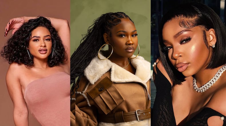 Tori Brixx, Gloss and LightSkinKeisha are the newest members of BET+'s "Impact Atlanta" reality show for season three. PUBLICITY PHOTOS