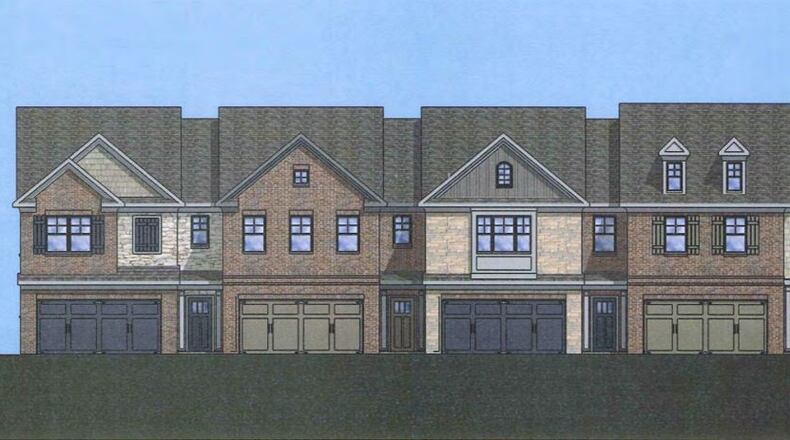 Rocklyn Homes wants to build 230 townhomes to a 32-acre property near Spout Springs Road, Braselton Highway and I-85.