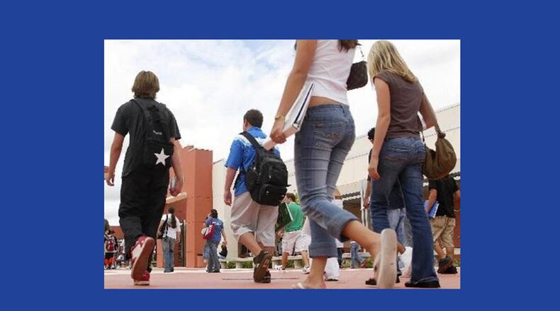 The Cherokee County School Board has approved spending $641,000 to install security foyers at 15 more elementary and middle schools. AJC FILE