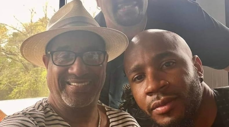 Nathan Townsend, Thaddeus Works and Darriyhan Edmond discuss bridging the generation gap among Black queer men. (Handout)