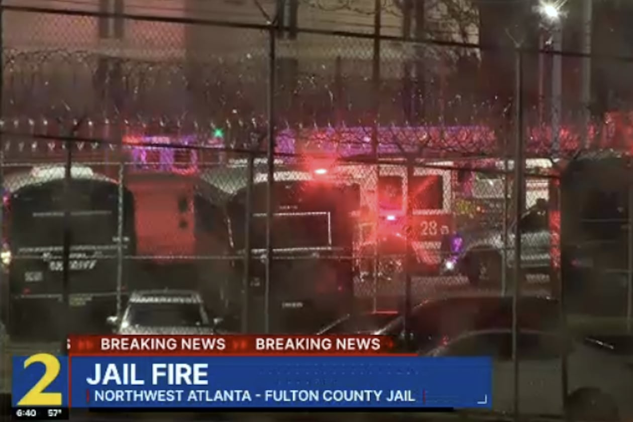 Firefighters were called to the Fulton County Jail on Friday evening. (Channel 2 Action News)