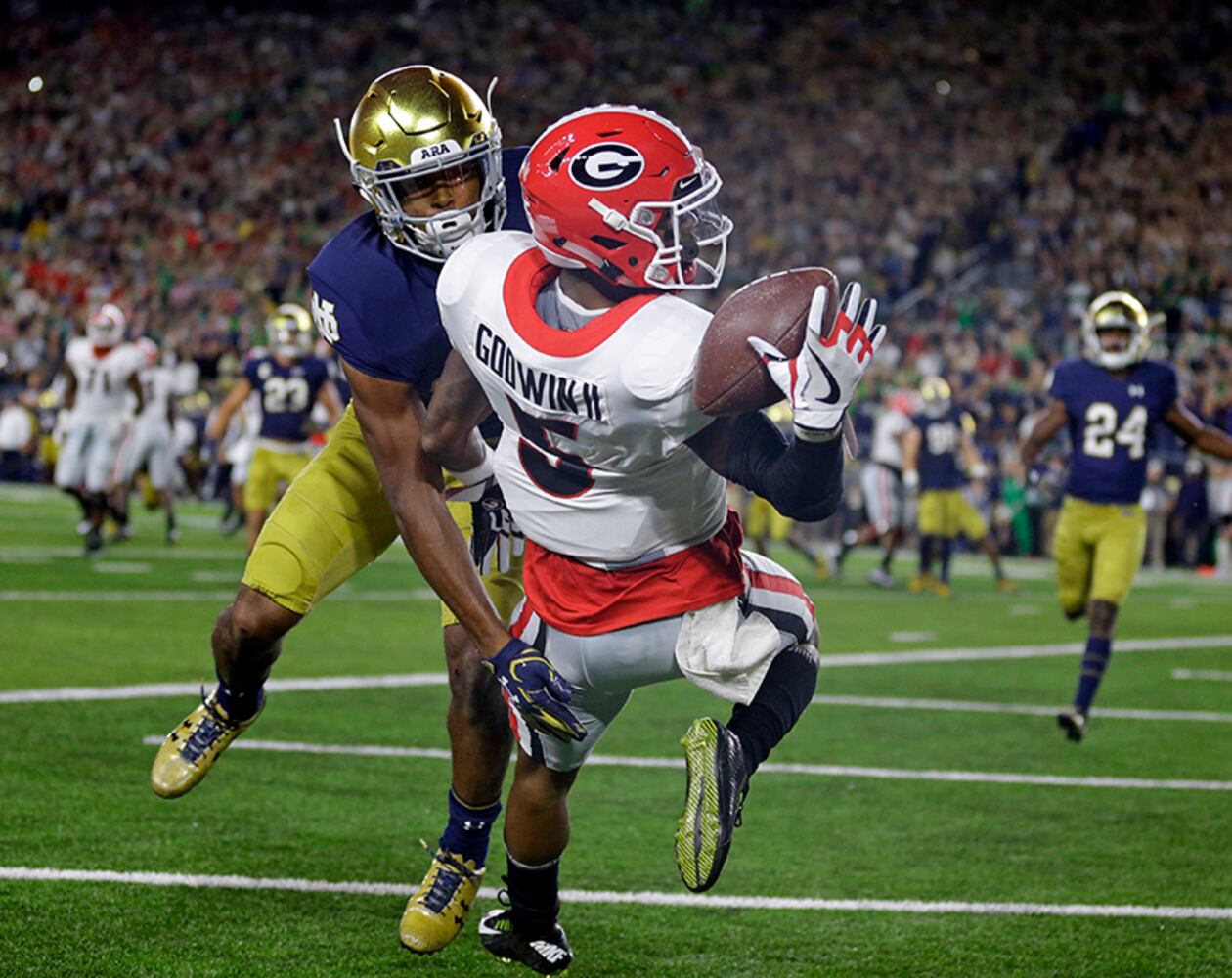 Sept. 9, 2017: Georgia @ Notre Dame