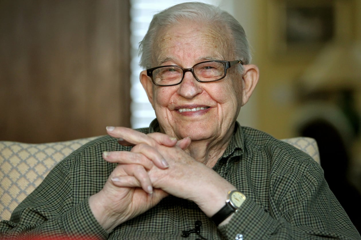 At home in Carrollton, Eddie Sessions reflects on his service in Gen. George Patton’s Third Army in France. A member of the 95th Division, Sessions fought in one of WWII’s bloodiest campaigns, earning his division the nickname “The Iron Men of Metz.”