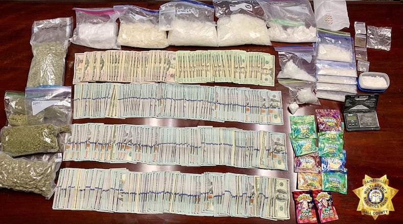 For the second week in a row, authorities in Hall County have arrested a drug trafficking suspect and seized about $400,000 worth of drugs.
