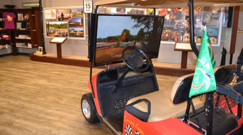 Peachtree City’s new visitor center gives guests a taste of local history, events and amenities. Photo by Jill Howard Church for the AJC