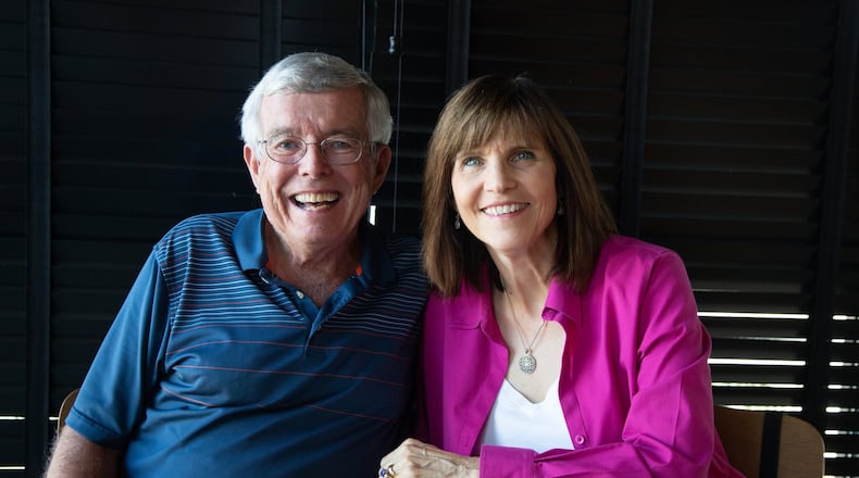 Portrait of Rich McGuinness & Pat Fiorello for story about their “Unleashing Kindness” movement during a meeting in Atlanta on September 20th, 2019 (Photo by Phil Skinner)
