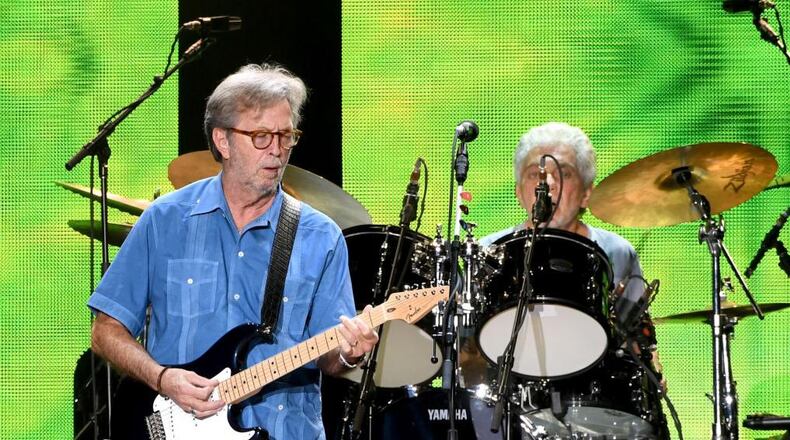 Guitar legend Eric Clapton's first full-length Christmas album will be released Oct. 12.