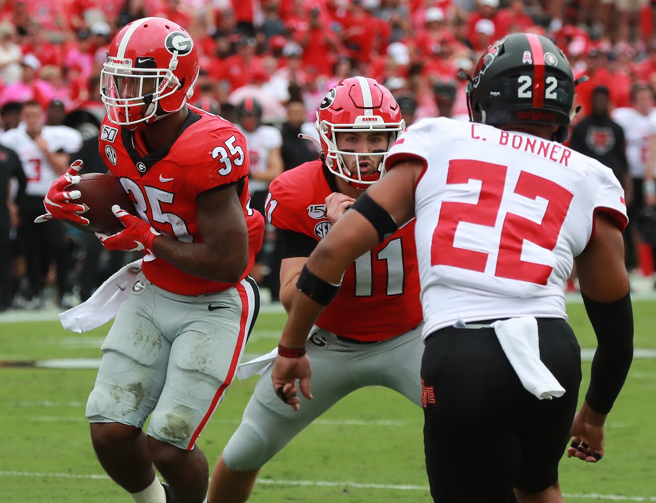 Photos: Bulldogs piling up points against Arkansas State