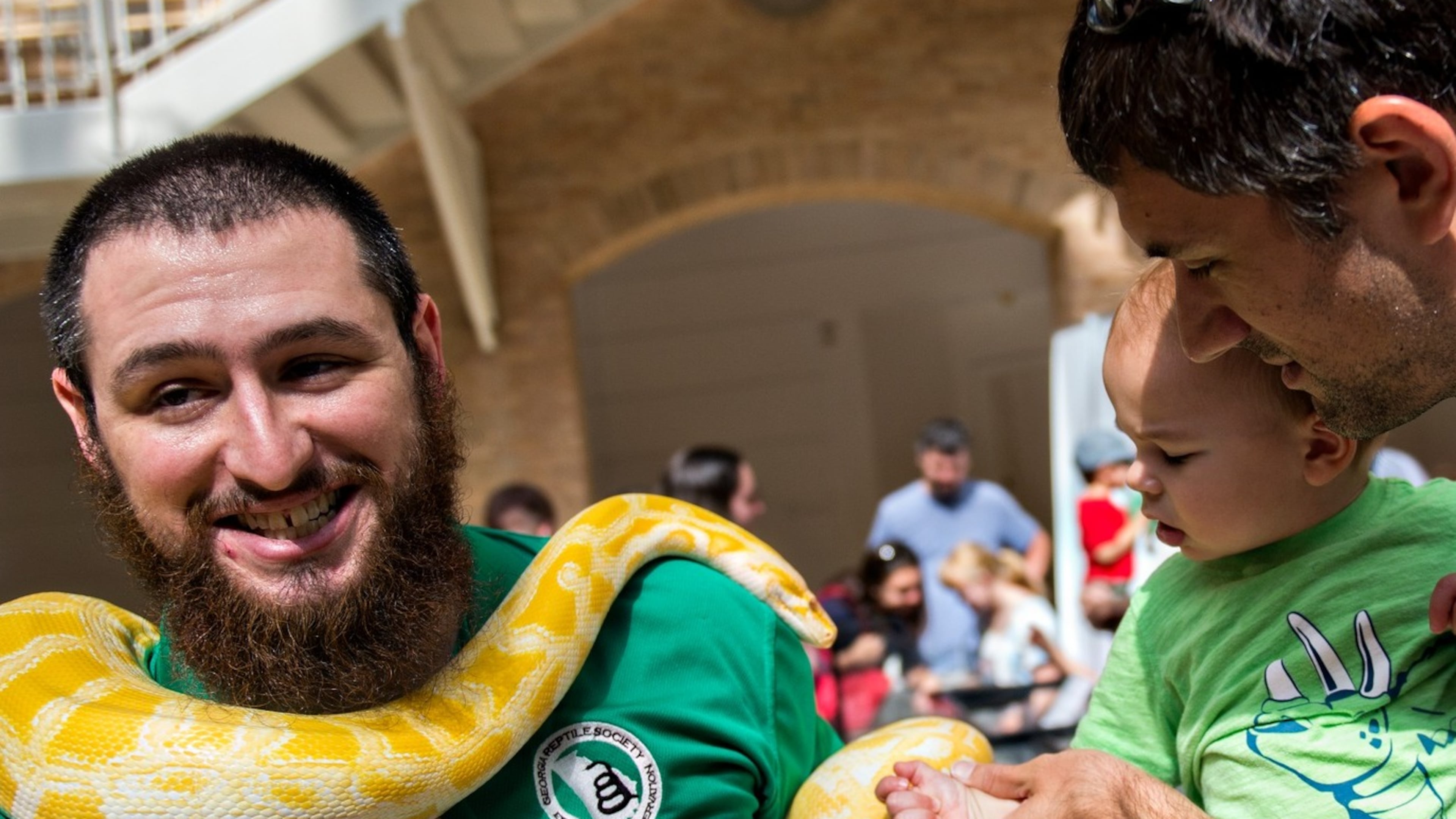 Have encounters with snakes and other animals during Reptile Day at Fernbank on Saturday. (Courtesy of Fernbank)
