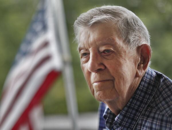 Charles Maupin, 99, is urgently sharing his story as the number of American veterans from World War II rapidly dwindles. “Freedom isn’t free,” he said. “It comes at a terrible cost. But think of what it would cost, if you lost your freedom. Once lost, you can nearly hardly ever get it back.” BOB ANDRES / BANDRES@AJC.COM